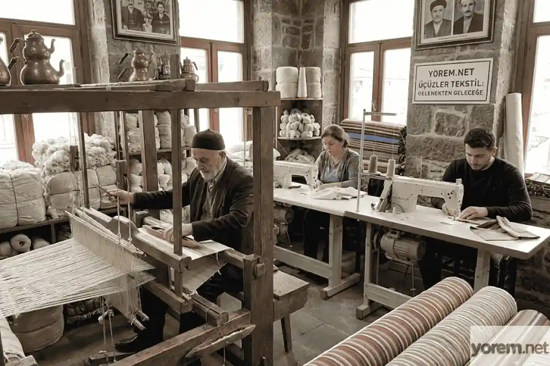 rize bezi gelenekten geleneksel dokuma atöylesi