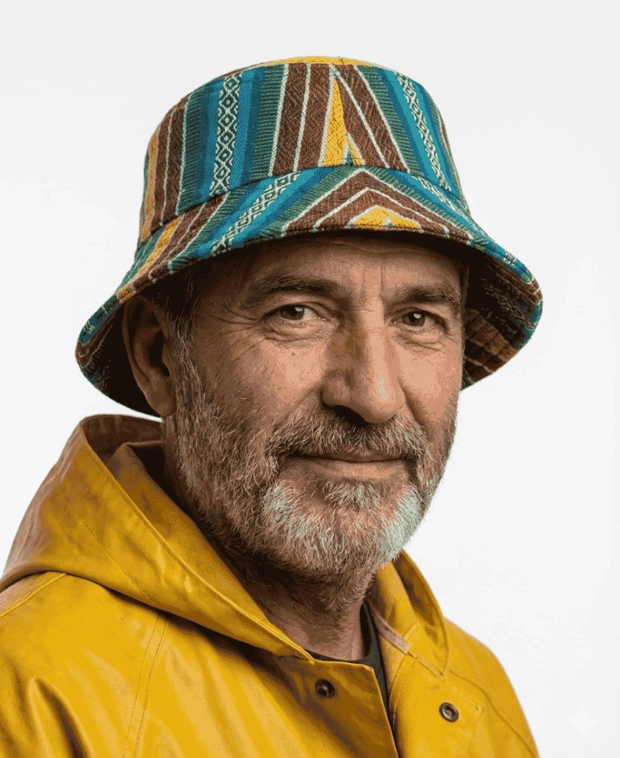 Keşan Desenli Balıkçı Şapkası