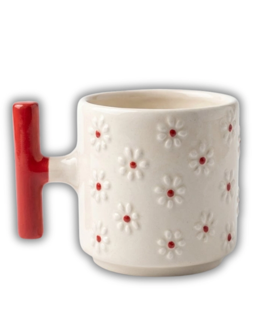 El Boyama Seramik Kupa Bardak  (125 ml)