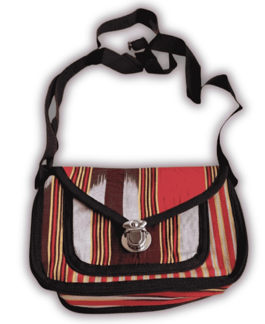 Kilim Desenli Geleneksel Omuz Çantası