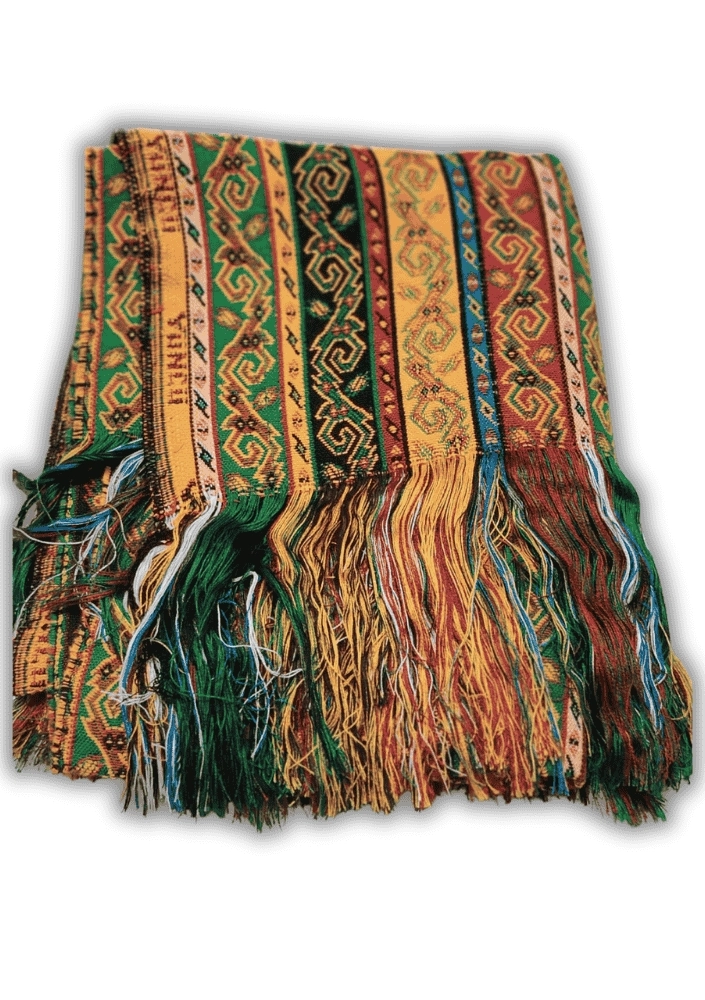 Trabzon Kuşağı  Kalın Şal / Masa Örtüsü (110×110 cm)