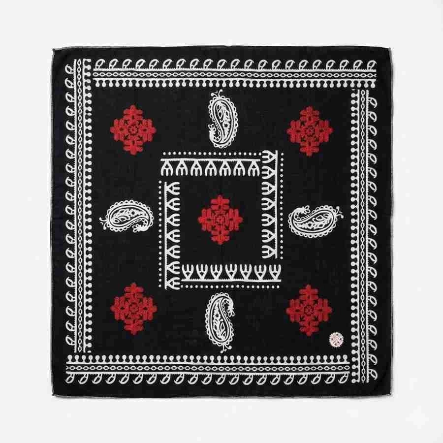 %100 Pamuklu Geleneksel Desenli Yazma (90x90 cm)