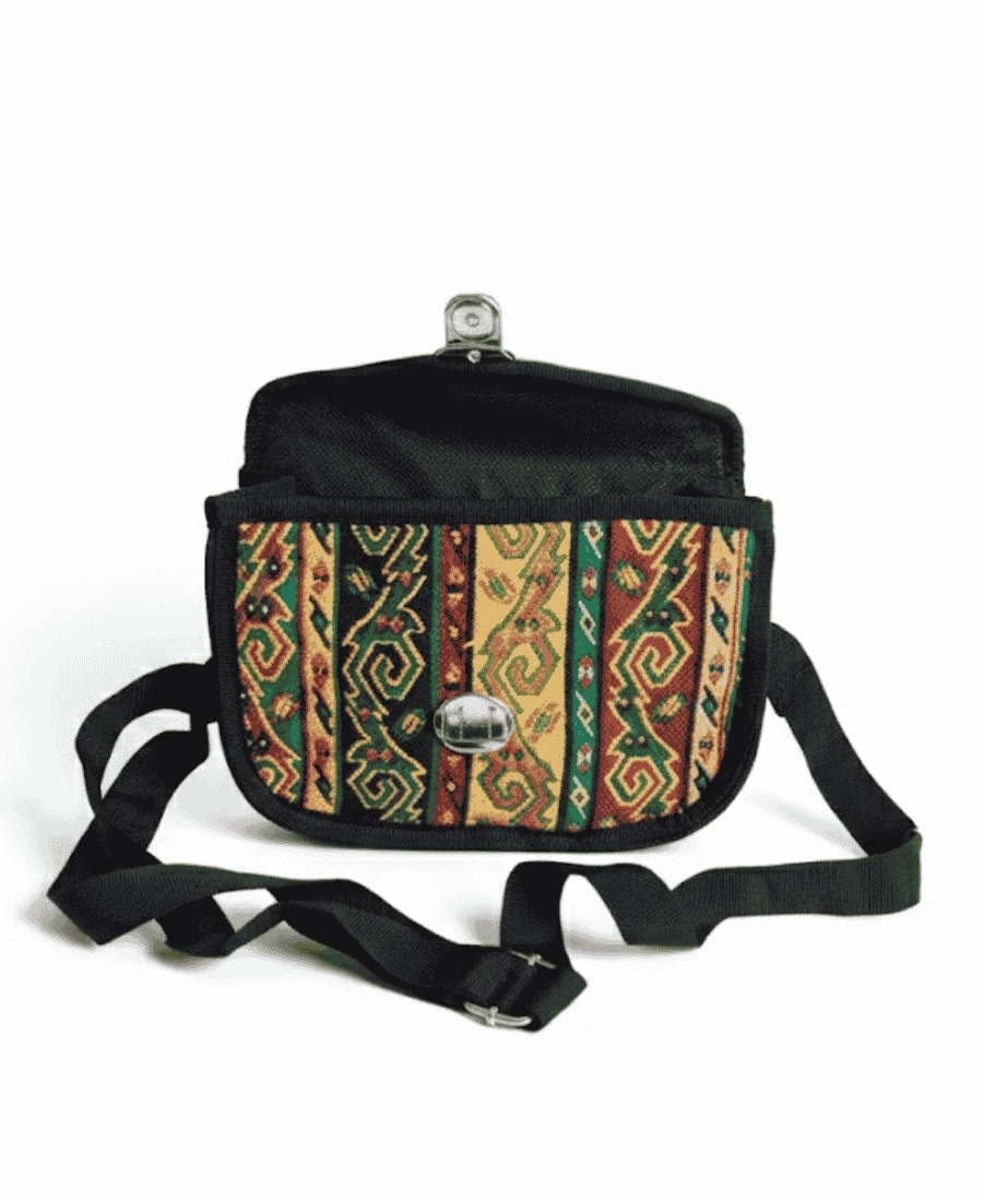 Kilim Desenli Geleneksel Omuz Çantası