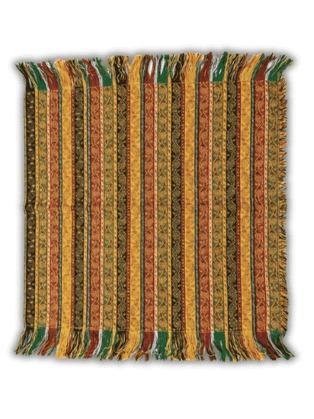 Trabzon Kuşağı  Kalın Şal / Masa Örtüsü (110×110 cm)