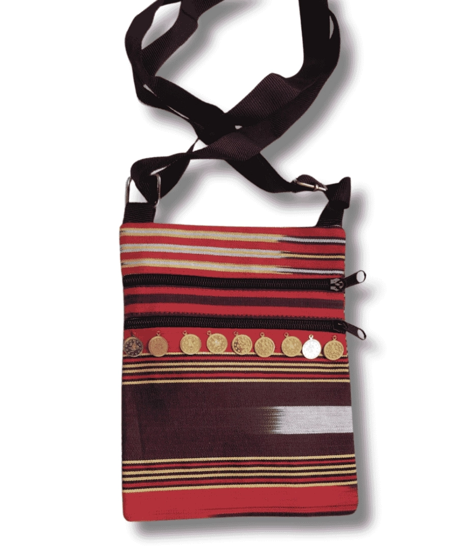 Keşan Desenli Liralı Omuz Çantası 