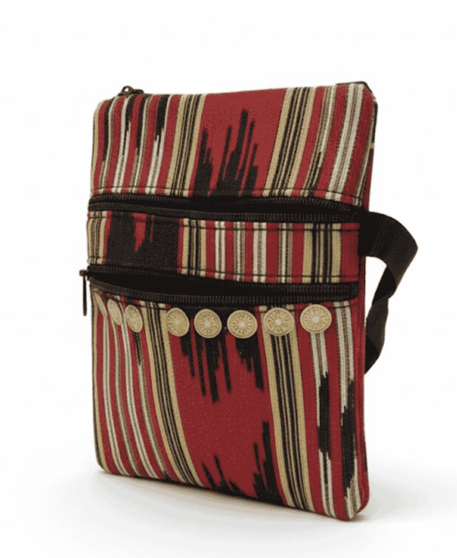 Keşan Desenli Liralı Omuz Çantası 