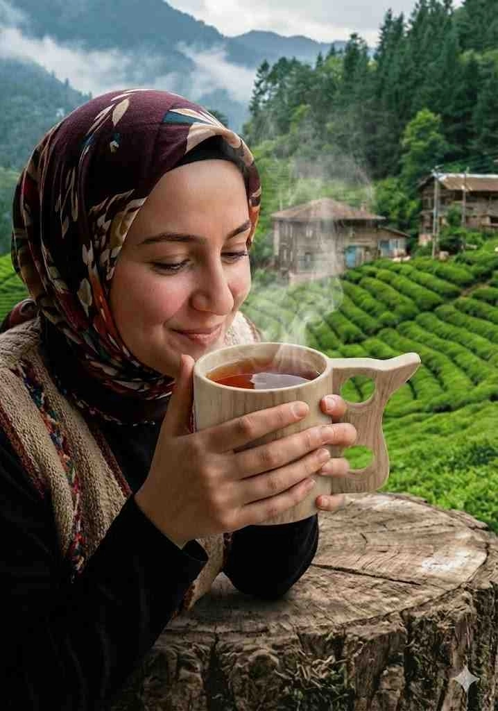 Ahşap Kupa Bardak 250 ml