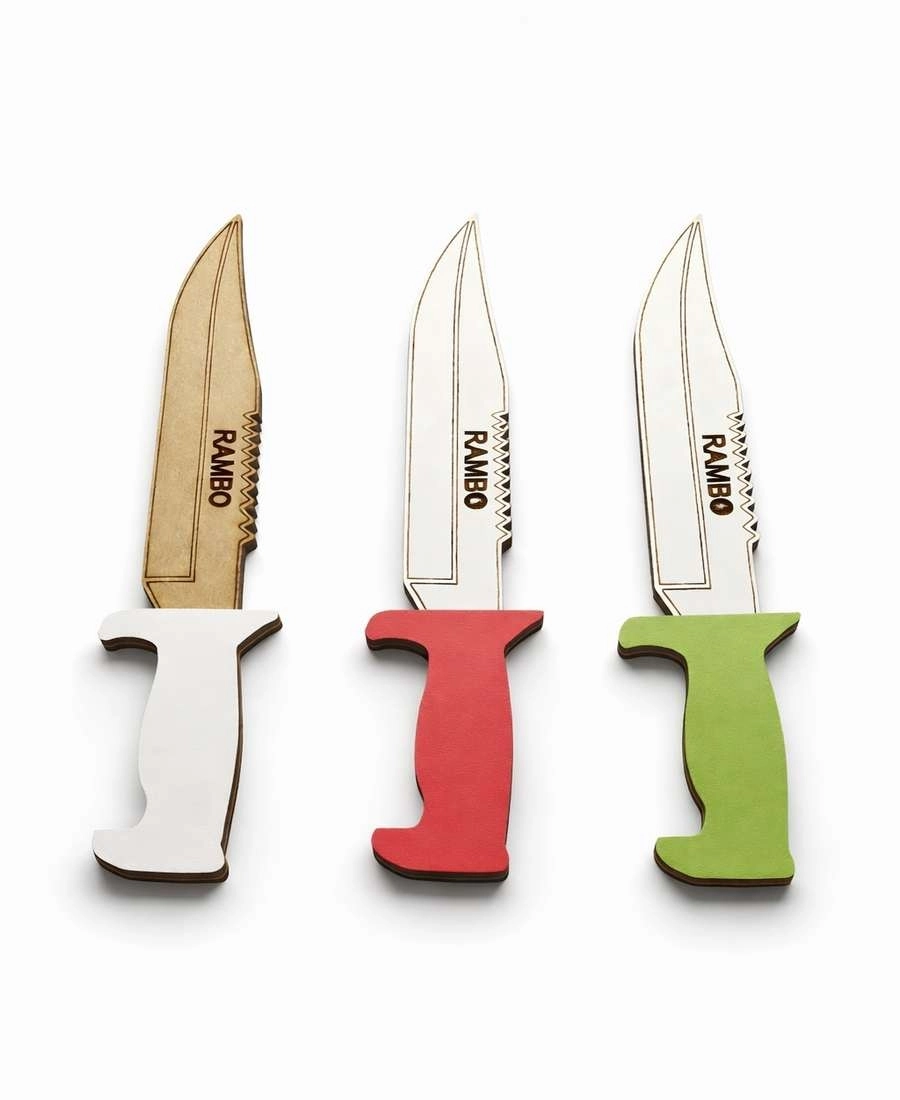 Ahşap Rambo Bıçağı  ( 24 cm)