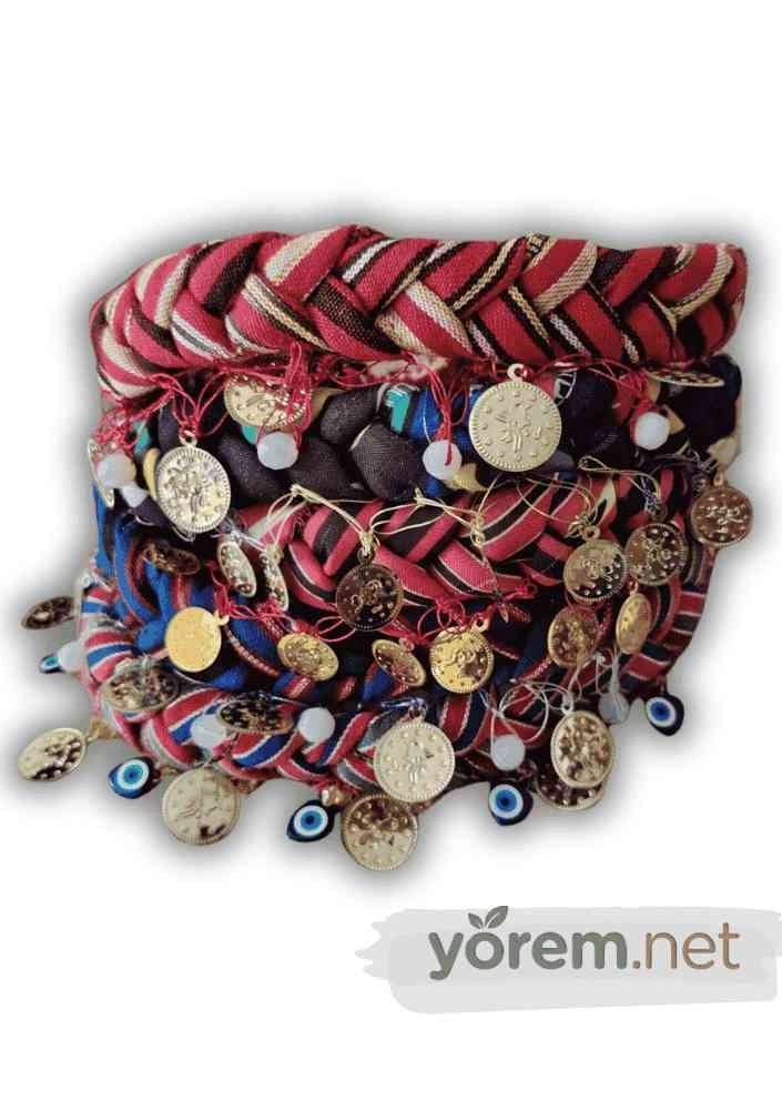 Lastikli ve Örgülü Keşan Bandana