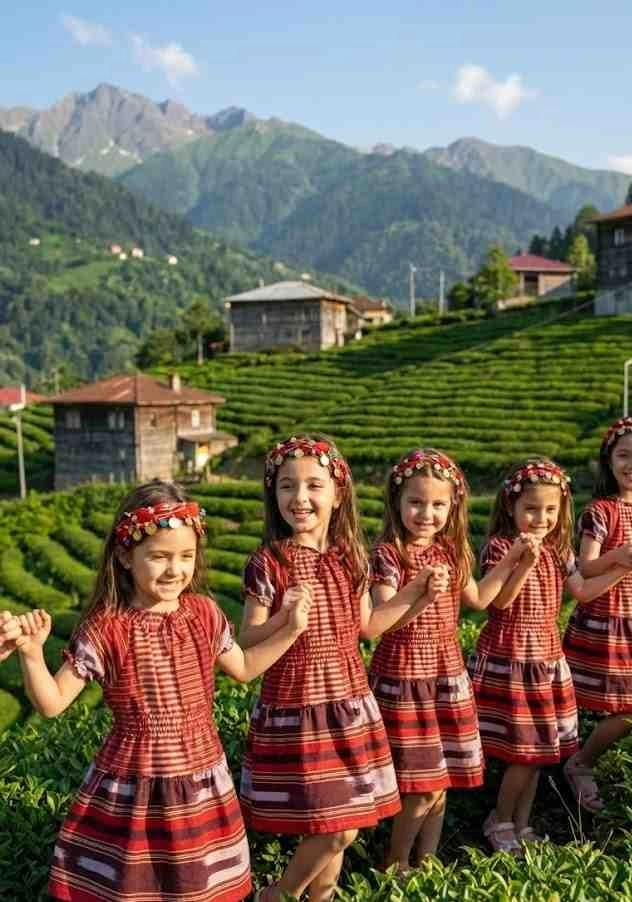 Yöresel Keşan Kız Çocuk Elbisesi