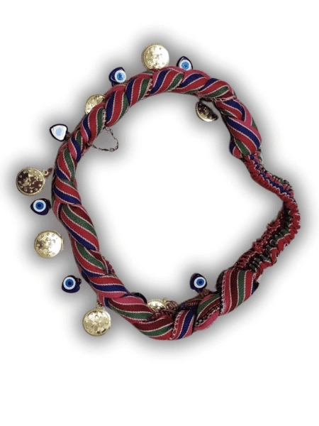 Lastikli ve Örgülü Keşan Bandana