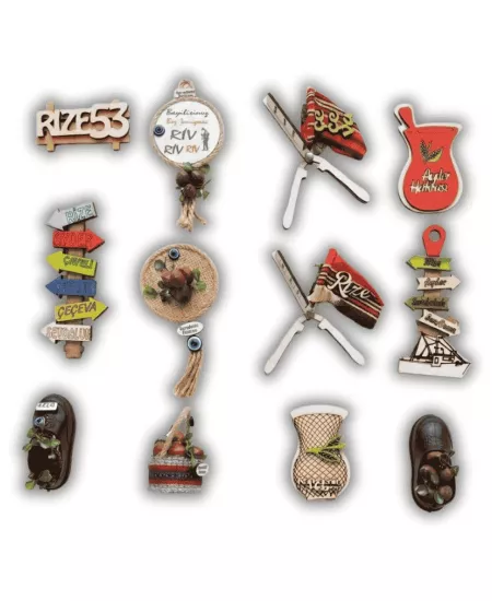 Yöresel Temalı Dekoratif Magnetler