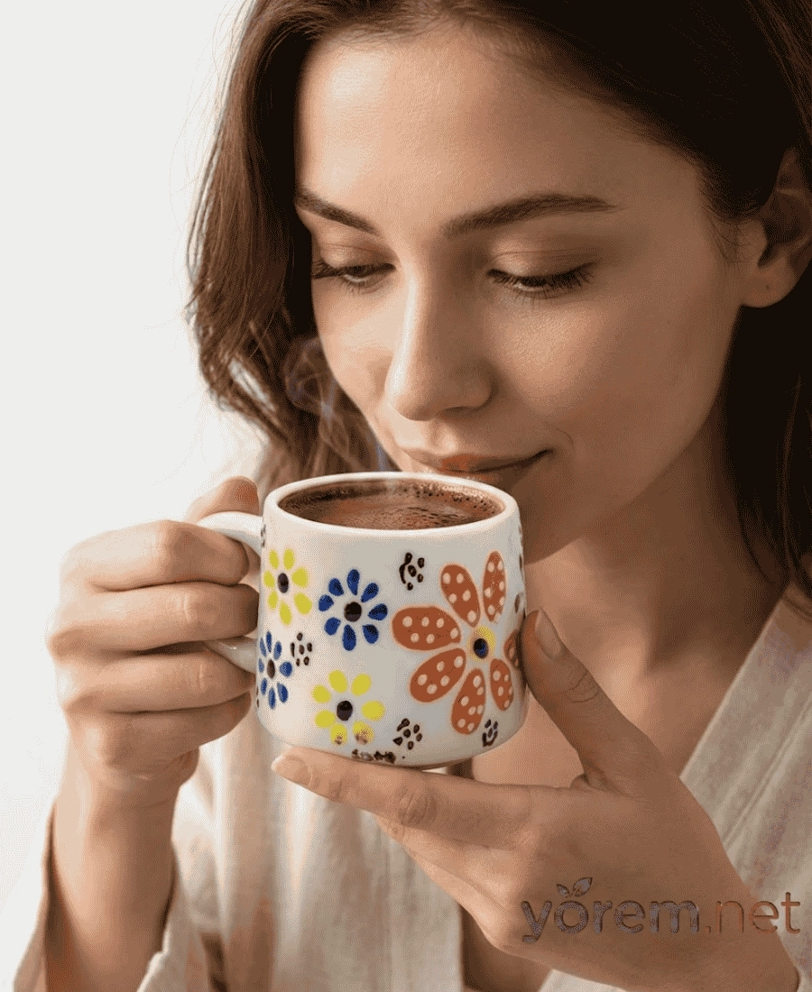 El Boyama Seramik Kupa Bardak  (125 ml)