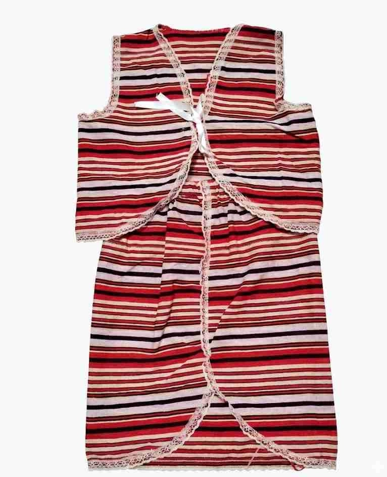 Kız Çocuk Keşan Yelekli Etek Takımı (Karadeniz Folklor)