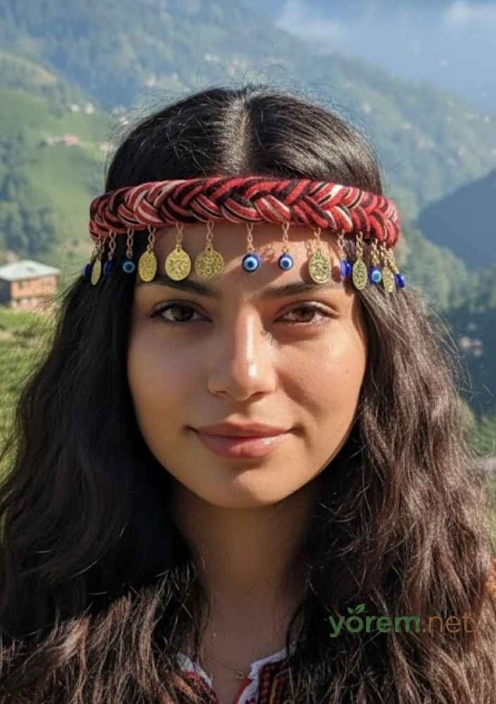 Lastikli ve Örgülü Keşan Bandana